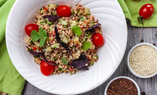 Insalata di Bulgur con verdure e Shiitake