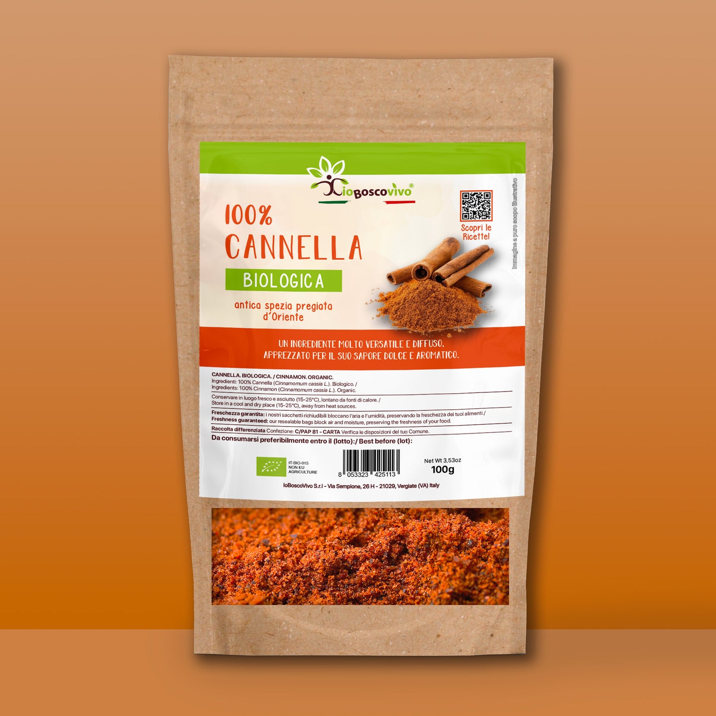 100% Cannella BIO - 100g