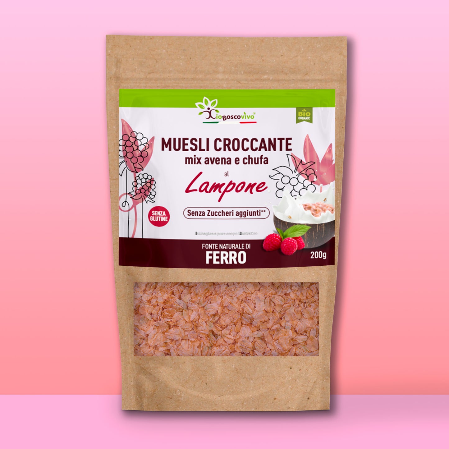 Muesli croccante al Lampone