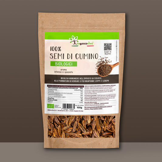 100% Semi di Cumino BIO - 100g