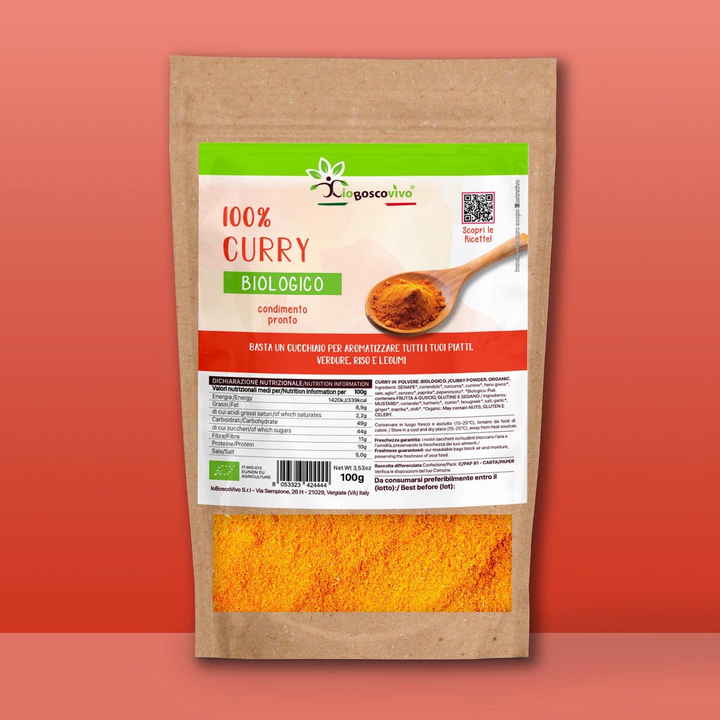 100% Curry BIO - 100g