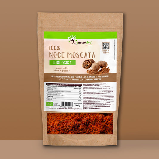 100% Noce Moscata BIO - 100g