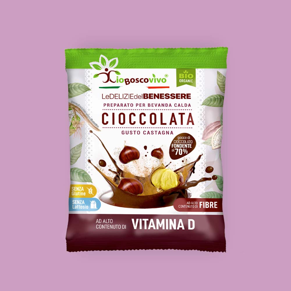 Cioccolata - Castagna & Cioccolato Fondente 70% - IoBoscoVivo Srl